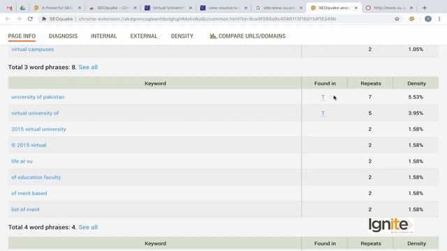 131 Digiskills SEO Website Audit & Analysis Understanding SEO Quake Chrome Extension P2 смотреть онлайн