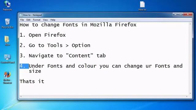 How to change Fonts in Mozilla Firefox смотреть онлайн