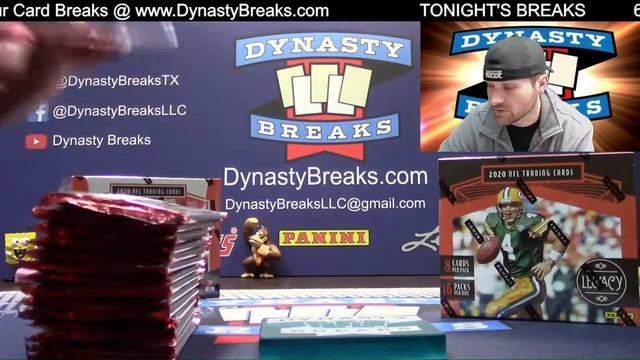 2020 Legacy Football Card 6 Box Half Case Break #11 Sports Cards смотреть онлайн