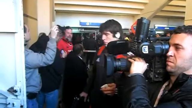 H CUP-RCT- MUNSTER / Arrivée des joueurs du Munter смотреть онлайн