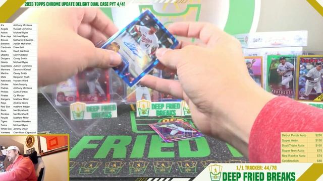2023 Topps Chrome Update Delight DUAL CASE PYT 4/4! смотреть онлайн