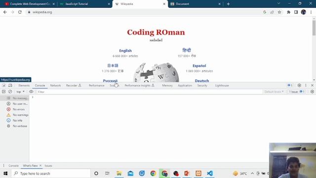 Chrome Developer Tools || The JavaScript Series || Coding Roman смотреть онлайн