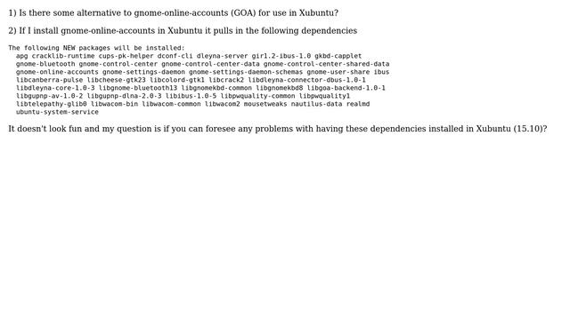 Ubuntu: gnome-online-accounts (GOA) with Xubuntu? смотреть онлайн