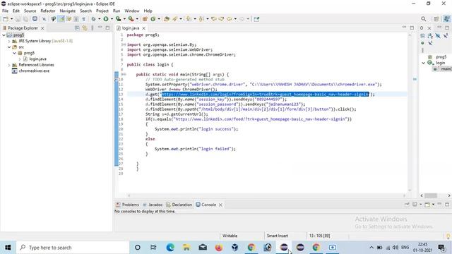 6. Write and test a program to login a specific web page. смотреть онлайн