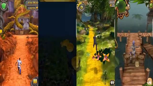 TEMPLE RUN 2 vs TEMPLE RUN BRAVE vs TEMPLE RUN OZ vs Zombie Run HD - Disney Pixar Full Gameplay 201 смотреть онлайн
