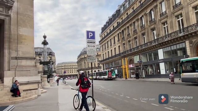 Vlog#walking in Paris🇫🇷place de L'Opéra Palais Garnierسافر بدون تأشيرة #مسرح الأوبرا مكان عريق смотреть онлайн