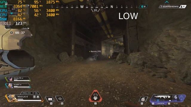 APEX LEGENDS - ON RYZEN 7 2700 + GTX 1660 SUPER (LOW/HIGH) смотреть онлайн