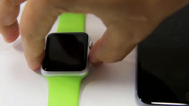 Apple Watch Sport Green 42mm Unboxing and Demo HD смотреть онлайн