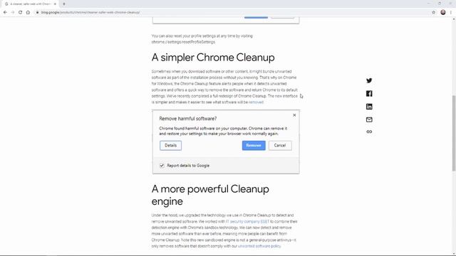 Chrome Cleanup--Google Chrome's Secret Antivirus Software смотреть онлайн