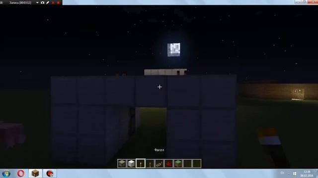 Механизмы в Minecraft #4 -Дверь из блоков смотреть онлайн