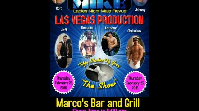 Kizoa Online Movie Maker: Magic Mike revue at Marco's Bar and Grill 2/25/16 смотреть онлайн