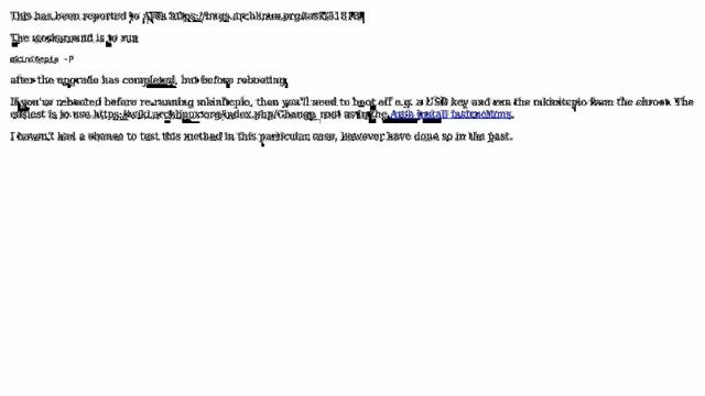 Unix & Linux: gnupg on Arch Linux broken since readline upgrade - can't find libreadline.so.6 смотреть онлайн