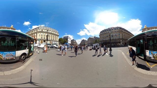 Place de L'opéra - Paris - France - 360° VR - 4K - VIEWGOGO смотреть онлайн