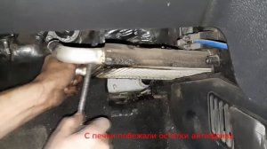 Lada Granta - Замена печки отопителя без снятие панели.