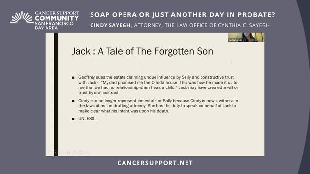 Community Conversation: Soap Opera or Just Another Day in Probate? смотреть онлайн