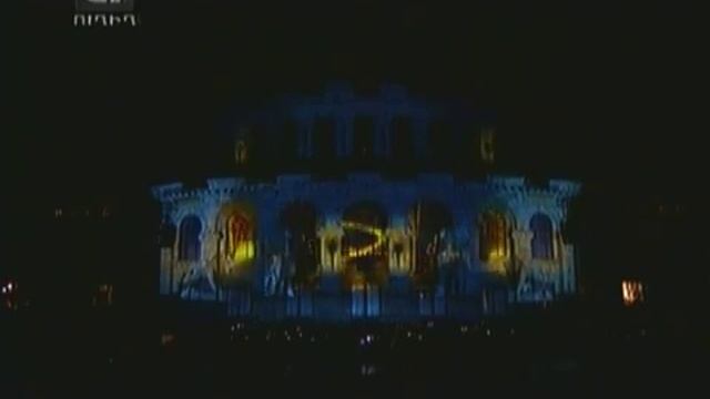 KOHAR 3D projection mapping on Opera House Yerevan 28 05 2011 смотреть онлайн