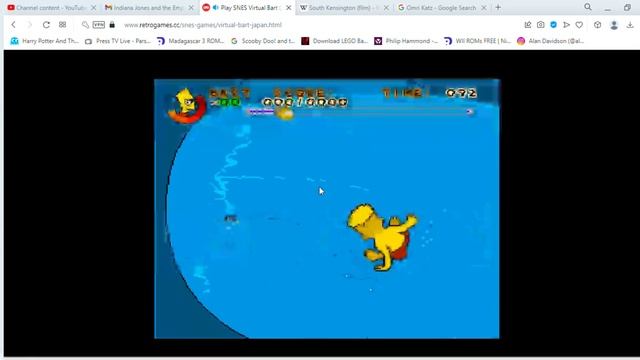 Play SNES Virtual Bart Japan Online in your browser RetroGames cc Opera 2022 09 25 09 31 55 смотреть онлайн