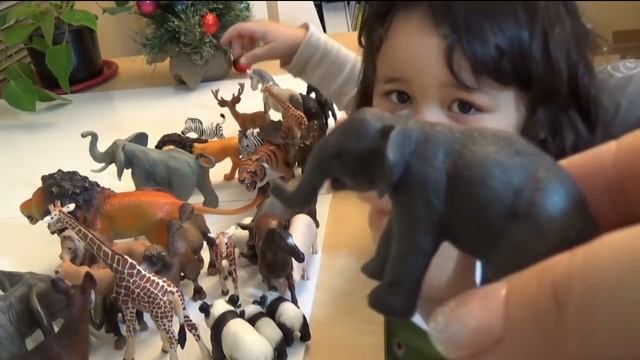 Schleich Safari My 3 Year Old Daughter Collection She Recognize a Lot of Animals смотреть онлайн