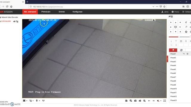 Webové rozhraní Hikvision na prohlížeči Firefox (non-plug-in web interface) смотреть онлайн