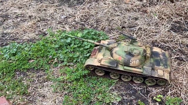 Best realistic home made radio control tank China Type 59 1:35 covert from Tamiya T-55 смотреть онлайн