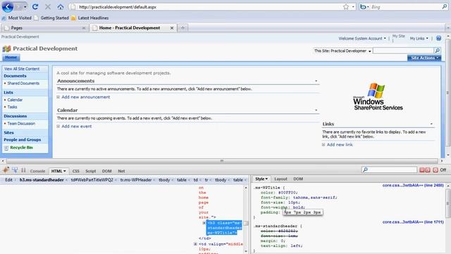 SharePoint - Develop / Debug Themes & Styles Using Firefox and Firebug смотреть онлайн