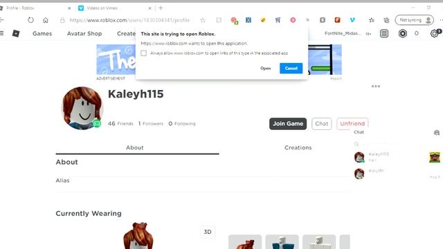 Profile - Roblox and 1 more page - Personal - Microsoft Edge 2020-11-01 09-06-39 смотреть онлайн