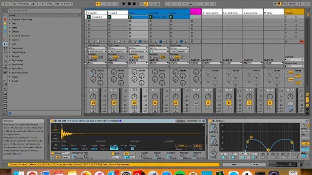 Drums, percussion textures and layers смотреть онлайн