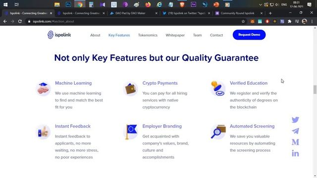 Ispolink Cross-chain Platform for Tech Talents , DAOMaker SHO - Telugu смотреть онлайн