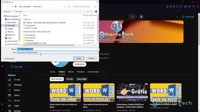 Como Salvar Páginas Em PDF No OPERA GX