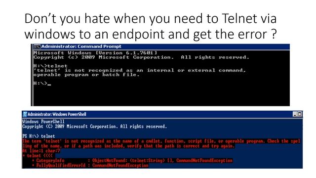 Install Telnet without rebooting via PowerShell смотреть онлайн