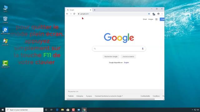 Comment activer ou désactiver le mode plein écran de Google Chrome. смотреть онлайн