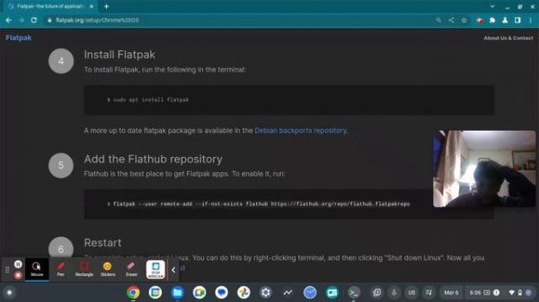 Install Flatpak on Chrome OS