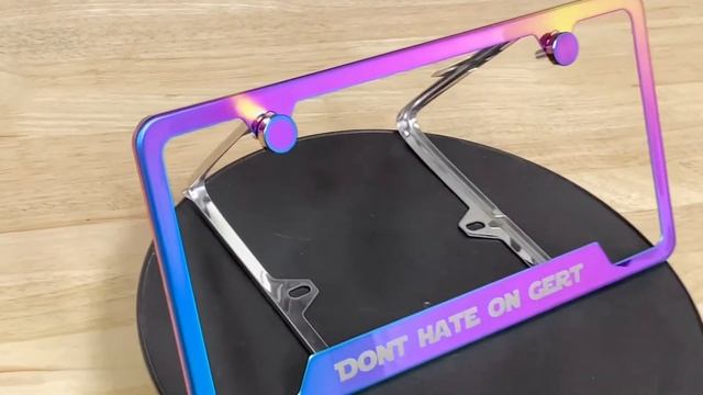 DONT HATE ON GERT Neo chrome customized license plate frame #gert #donthate #acura #tl #rsx #nsx смотреть онлайн