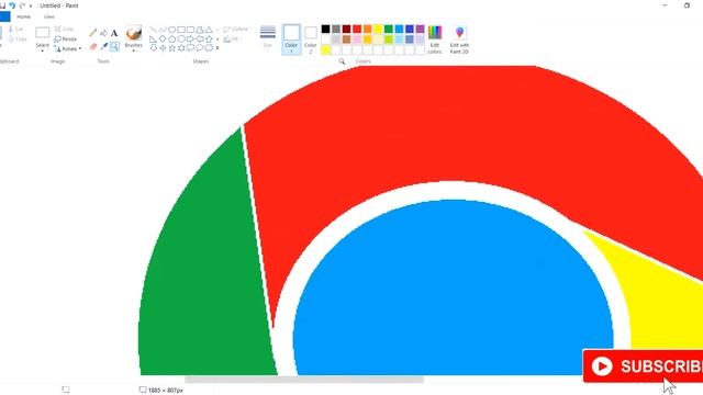 Google Chrome in MS Paint - 45 смотреть онлайн