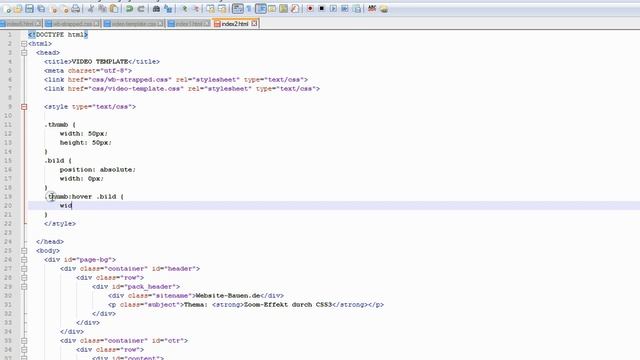 Zoom-Effekte mit CSS-3 смотреть онлайн