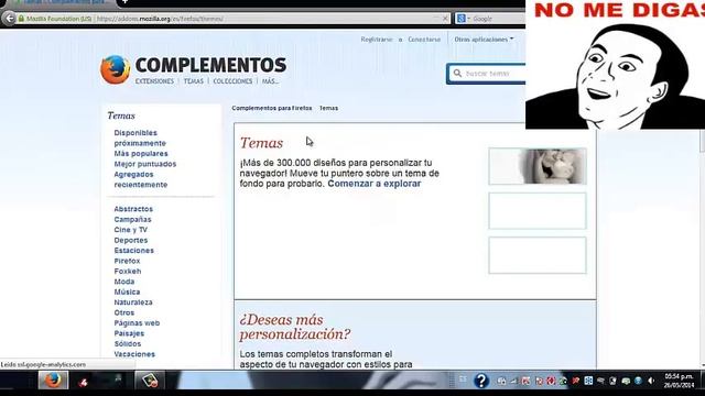 Tutorial de como cambiar el tema de Mozilla Firefox смотреть онлайн