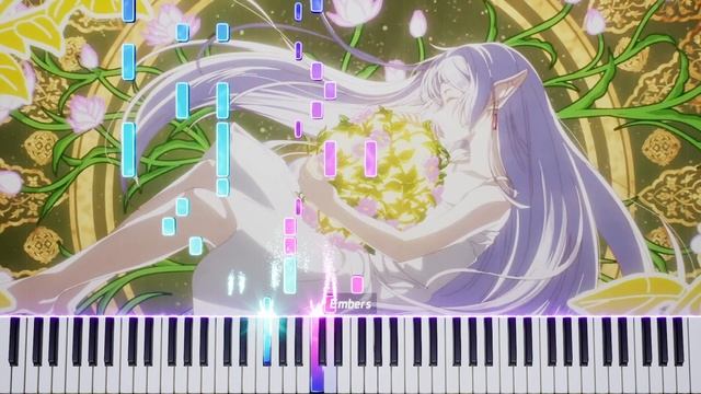 YOASOBI (Yuusha/The Brave) | Sousou no Frieren (Full) (Piano Tutorial& Sheet) смотреть онлайн