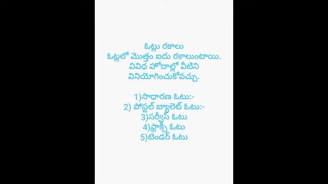 ఓట్లు రకాలు types of votes смотреть онлайн