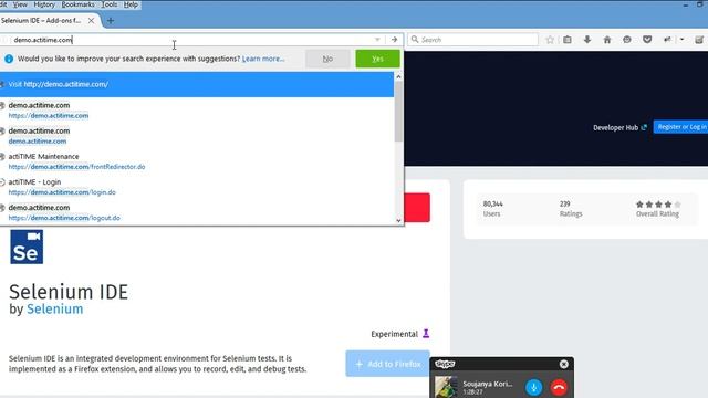 Part 2 - Installation Of selenium IDE смотреть онлайн
