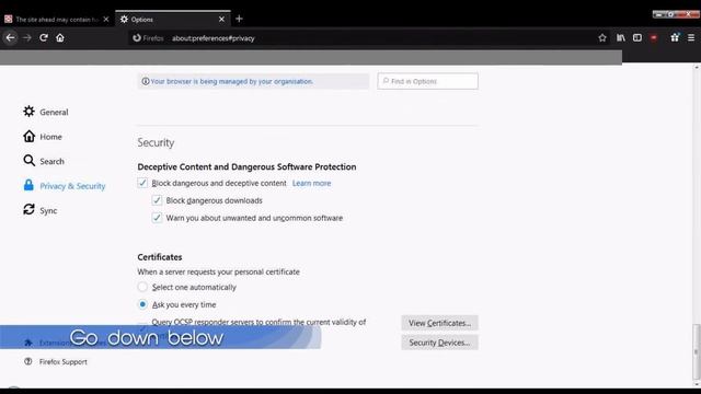 The site ahead may contain harmful programs FIX Mozilla Firefox 2020 смотреть онлайн
