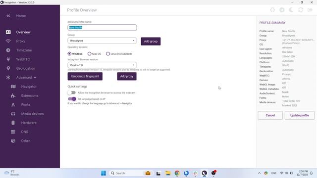 How to change the language of an Incogniton browser profile смотреть онлайн