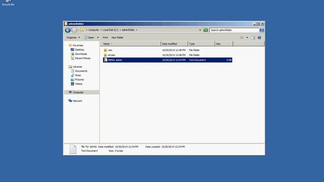 Example 1 File and folder NTFS security for different users in WINDOWS 2008 смотреть онлайн