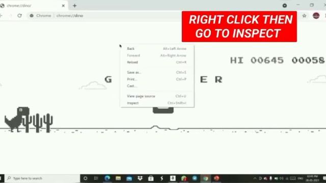 How to play the Chrome Dino game without getting over with a very simple one line code.!!🔥🔥🔥 смотреть онлайн