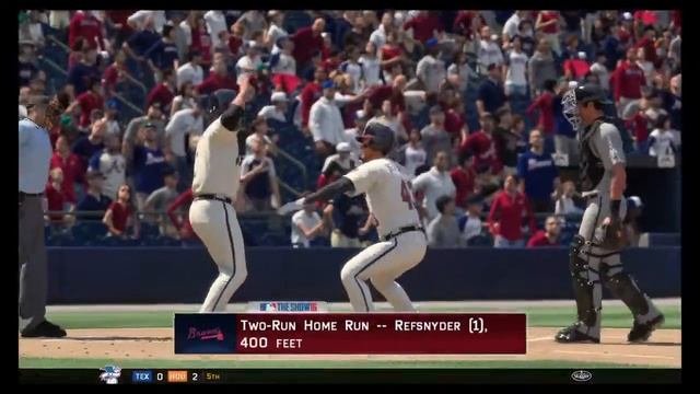 Rob Refsnyder First Braves Home Run -- MLB® The Show™ 16 смотреть онлайн