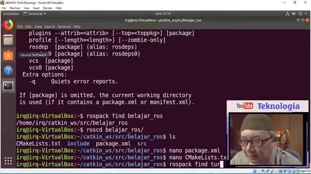 Pengenalan Node, Package, dan Topic pada ROS смотреть онлайн