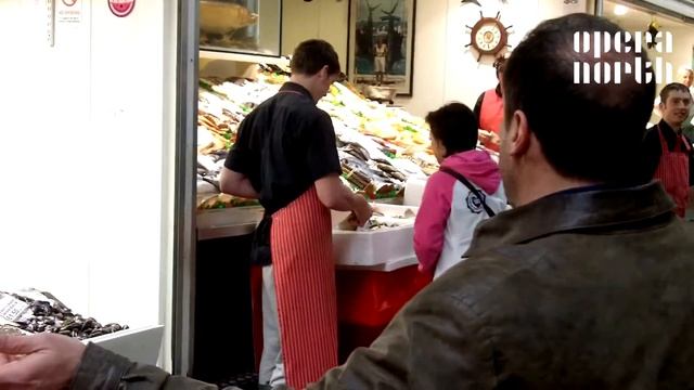 Opera North at 'Fish Row' in Leeds Kirkgate Market смотреть онлайн