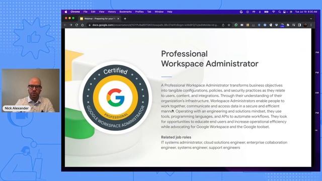 Preparing for your Professional Google Workspace Administrator Certification смотреть онлайн