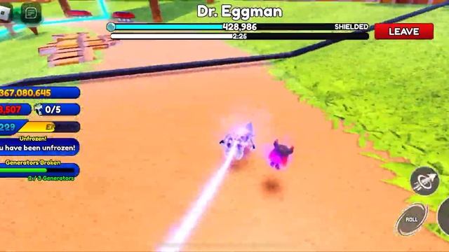 Roblox; Sonic Speed Simulator: Chrome Metal Sonic vs Eggman смотреть онлайн