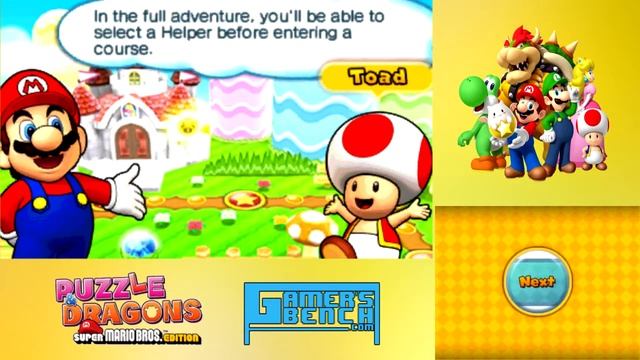 Bench Test -- Puzzle & Dragons: Super Mario Bros. Edition смотреть онлайн