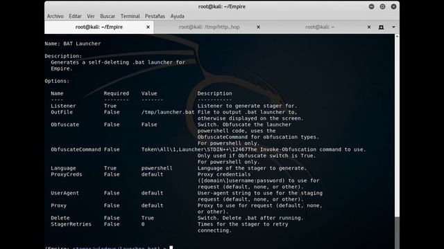 Funcionamiento HTTP HOP en Empire en el despliegue de agentes смотреть онлайн